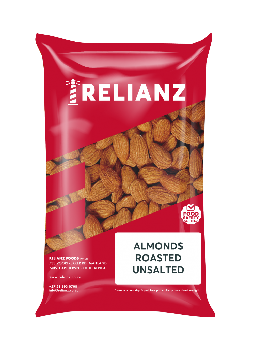 Almonds Roasted Unsalted — Almonds — RELIANZ