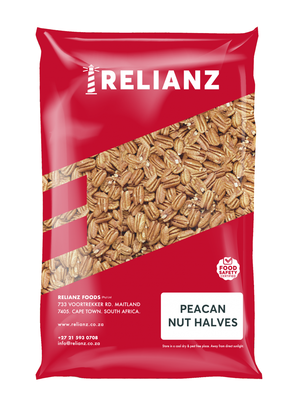 Pecan Nut Halves Plain/Raw — Pecan Nuts — RELIANZ