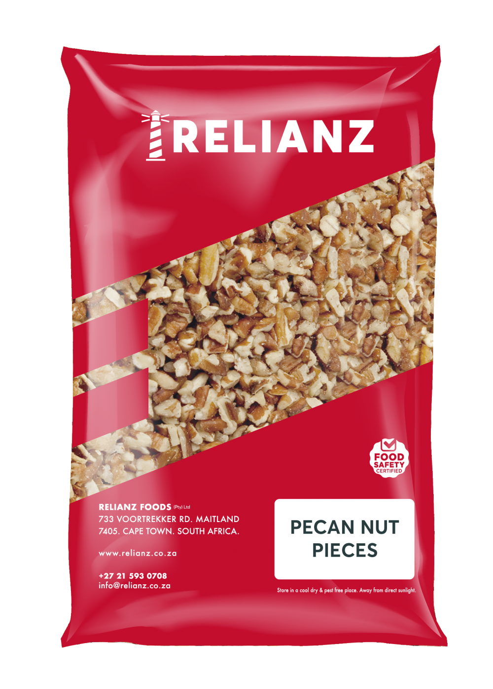 Pecan Nut Pieces Plain/Raw — Pecan Nuts — RELIANZ