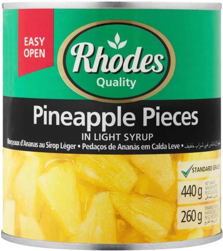 Pineapple Pieces — Canned Fruits — RELIANZ