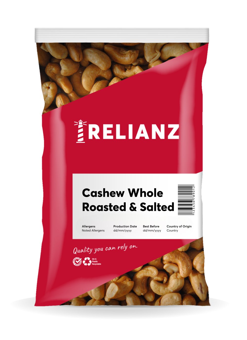 Cashew Whole Roasted & Salted — Cashews — RELIANZ