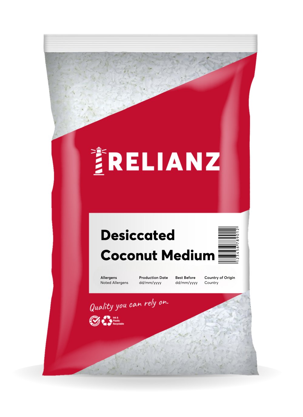 Coconut Fine Medium Fat — Coconut — RELIANZ