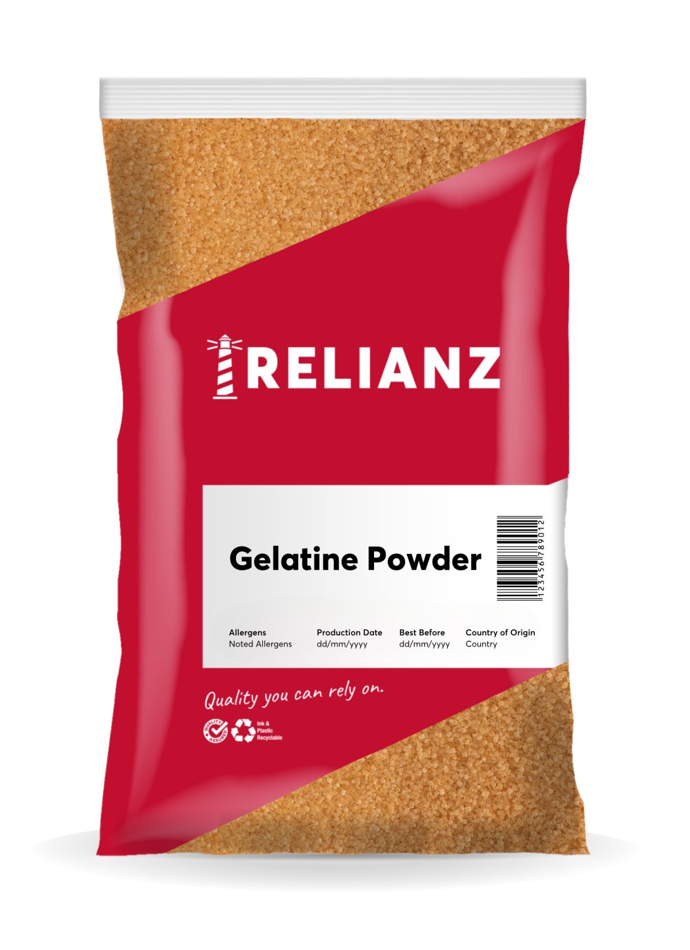 Gelatine Grade 40pck — Additives — RELIANZ