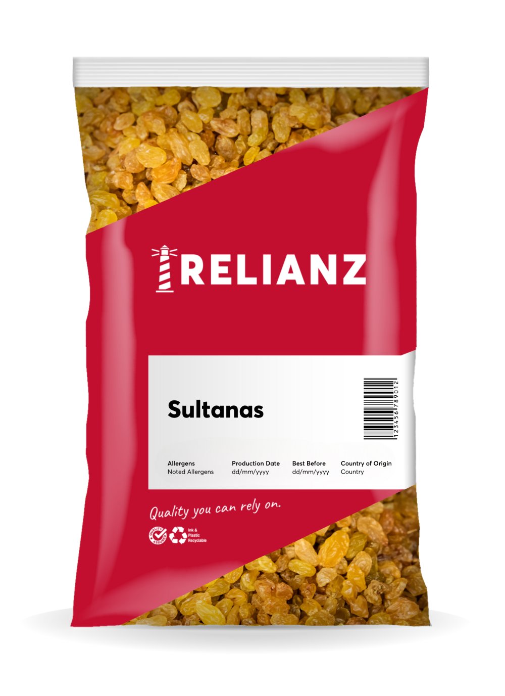 Sultanas Standard — Sultanas — RELIANZ